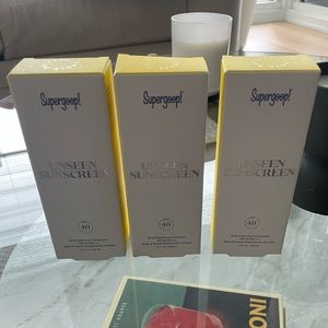 Supergoop Unseen Sunscreen- 3 pack